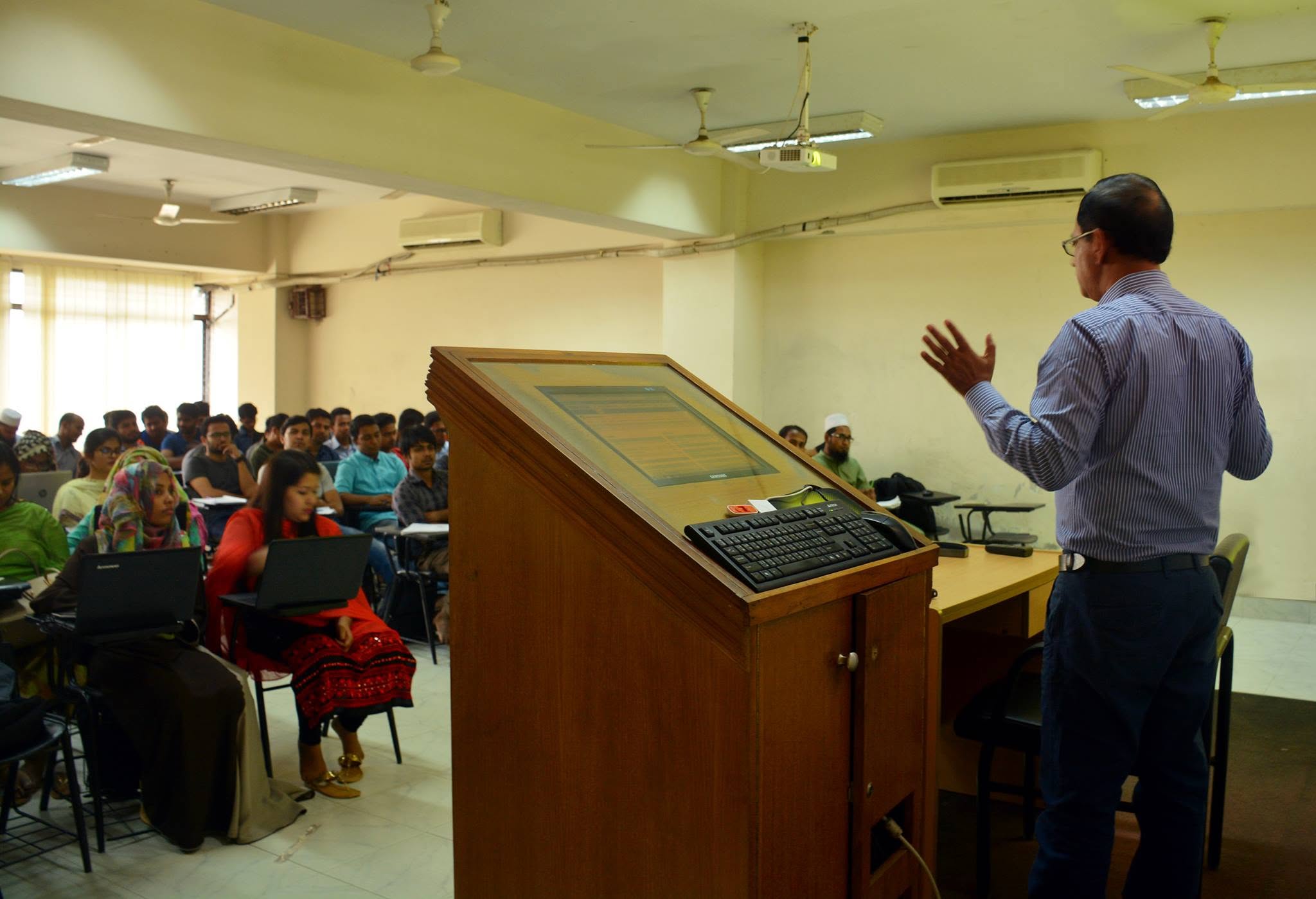 ERP Implementation Strategies Workshop for MBA Students at Dhaka University (MIS – FBS)